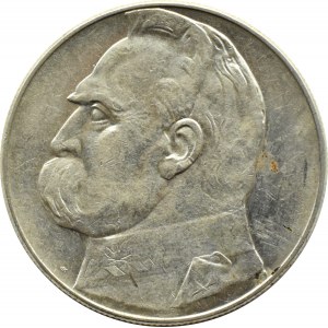 Polsko, Druhá republika, Józef Piłsudski 10 zlotých 1935, Varšava