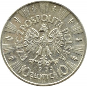 Poland, Second Republic, Józef Piłsudski 10 zloty 1935, Warsaw