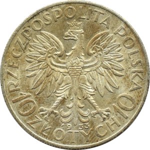 Polska, II RP, Głowa Kobiety, 10 złotych 1933, Warszawa