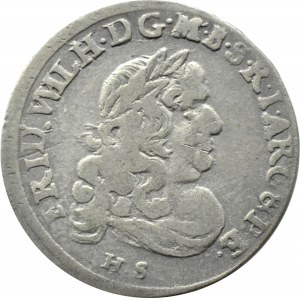Germany, Prussia, Frederick William, sixpence 1682 HS, Königsberg