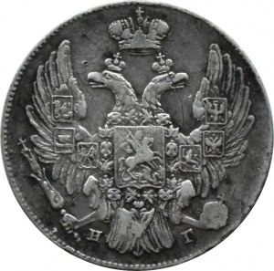Rosja, Mikołaj I, 10 kopiejek 1833 HГ, Petersburg