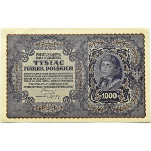 Polen, Zweite Republik, 1000 Mark 1919, III Serie A - Typ 8, Warschau