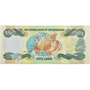 Bahamy, Alžběta II, 50 centů 2001, UNC