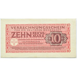 Deutschland, Vermacht, Gutscheine 10 Mark 1944, hohe Stückelung