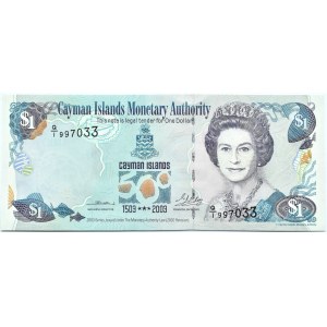 Kajmany, Elżbieta II, 1 dolar 2003, UNC, rzadki