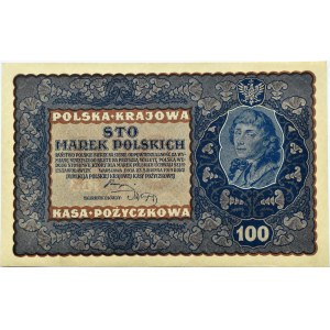 Poland, Second Republic, 100 marks 1919, IE series S, Warsaw