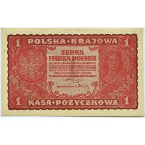 Poland, Second Republic, 1 mark 1919, 1st series CB, Warsaw