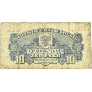People's Poland, Lublin series, 10 gold 1944, CH series, ....-owym