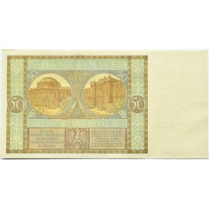 Polsko, Druhá polská republika, 50 zlotých 1929, série E£, Varšava, UNC-