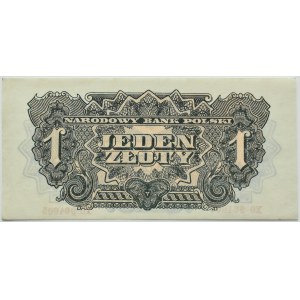 Polska Ludowa, seria lubelska, 1 złoty 1944, seria XO, UNC