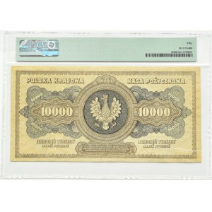 Polen, Zweite Republik, 10000 Mark 1922, Serie A, Warschau, PMG 50