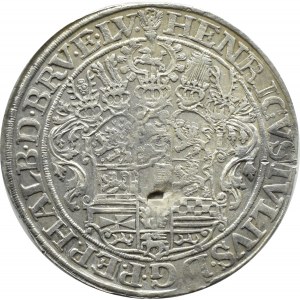Německo, Braunschweig-Wolffenbüttel, Henry Julius, tolar 1601, Goslar nebo Zellerfeld
