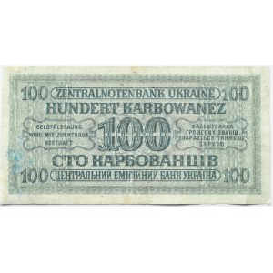 Ukraine, 100 carbuncle 1942, series 29, Rowno