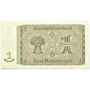 Niemcy, 1 marka 1937, z kuponem (1948), Rosyjska Strefa Okupacyjna