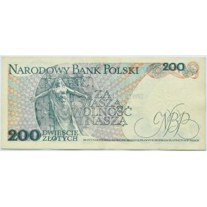 Polska, PRL, J. Dąbrowski, 200 złotych 1976, seria W, Warszawa