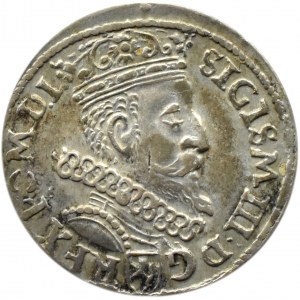 Zikmund III Vasa, trojak 1605 (obyčejná pětka), Krakov