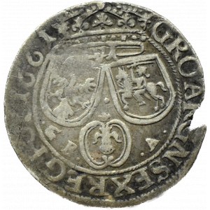 Jan II Kazimír, šestipence 1661 GB-A, Lvov