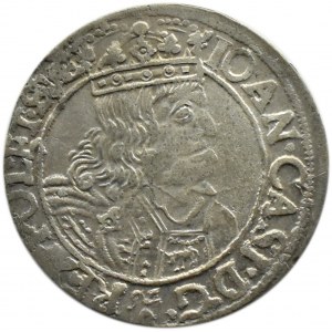 Johannes II. Kasimir, Sixpence 1661 GB-A, Lemberg