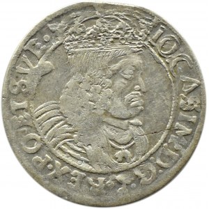 John II Casimir, sixpence 1662 GB-A, Lvov, Nice!