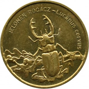 Poland, III RP, 2 zloty 1997, Jelonek Rogacz, Warsaw, UNC