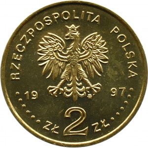 Poland, Third Republic, 2 zloty 1997, St. Batory, Warsaw, UNC