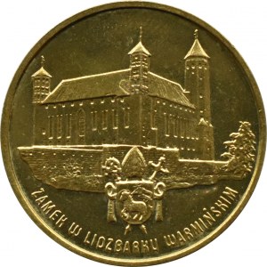 Polska, III RP, 2 złote 1996, Zamek w Lidzbarku, Warszawa, UNC