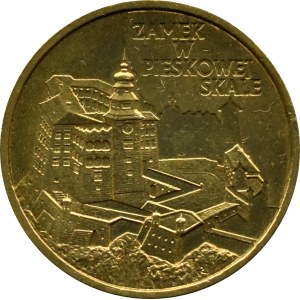 Polen, III RP, 2 Zloty 1997, Schloss Pieskowa Skala, Warschau, UNC