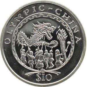 Sierra Leone, 10 dolarów 2008, Olimpic China - Pekin, UNC