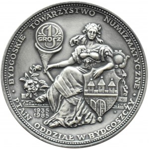 Poland, Sigismund III Vasa, 50th Anniversary Medal of the Bydgoszcz Branch of the PTAiN