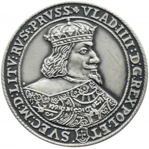 Poľsko, medaila k 400. výročiu mincovne Bydgoszcz 1594-1994 - Władysław IV, postriebrený bronz