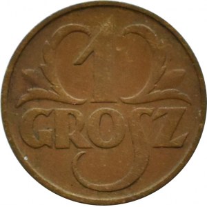 Poland, Second Republic, penny 1933, Warsaw