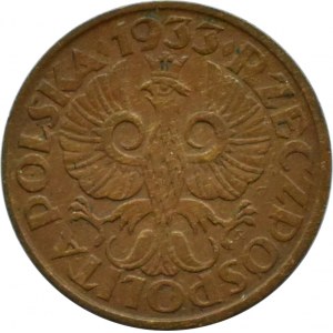 Poland, Second Republic, penny 1933, Warsaw