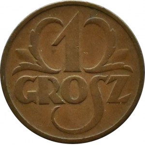 Poland, Second Republic, penny 1934, Warsaw
