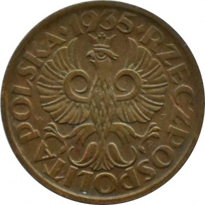 Polsko, Druhá republika, penny 1935, Varšava