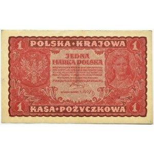 Polen, Zweite Republik, 1 Mark 1919, 1. Serie LN, Warschau