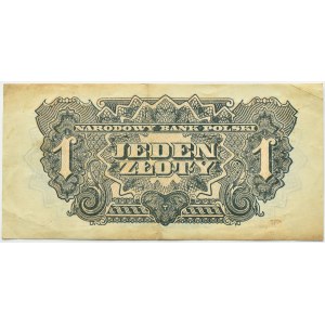 Polska Ludowa, seria lubelska, 1 złoty 1944, seria CH