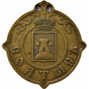 Polen/Russland, Alexander II, Abzeichen eines Dorfvorstehers 1864, Gouvernement Kielce
