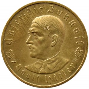 Německo, medaile Adolf Hitler, nástup k moci v roce 1933 v Německu, originální krabička