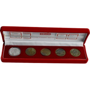 Poland, set of medals in case - tokens, Cult Polish Cars, Orlen