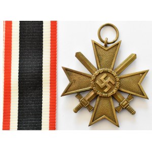 Deutschland, Drittes Reich, Kriegsverdienstkreuz für 1939 mit Schwertern, Klasse II, Ref. 51 - Edward Gorlach