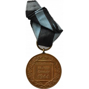 Polska, RP, medal Zasłużony na Polu Chwały, wersja brązowa, Mennica Warszawska