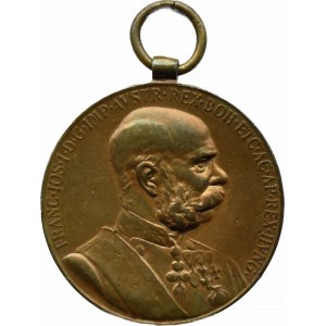 Franciszek Józef I, Medal Jubileuszowy (Jubiläums-Erinnerungsmedaille) Signum Memoriae 1848-1898, brąz