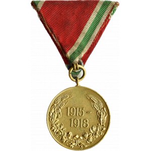 Bulharsko, medaila za účasť v prvej svetovej vojne 1915-1918, stuha