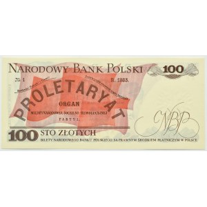 Polen, PRL, L. Waryński, 100 Zloty 1976, Serie AP, Warschau, UNC