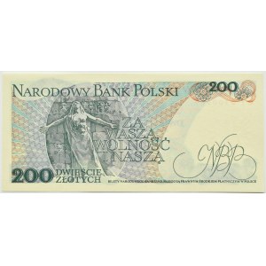 Polen, PRL, J. Dąbrowski, 200 Zloty 1986, CY-Serie, Warschau, UNC
