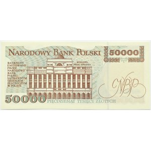 Polska, III RP, St. Staszic, 50000 złotych 1993, seria S, Warszawa, UNC