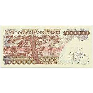 Polska, III RP, Wł. Reymont, 1000000 złotych 1991, seria E, Warszawa, UNC