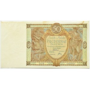 Polen, Zweite Republik Polen, 50 Zloty 1929, Serie DE, Warschau