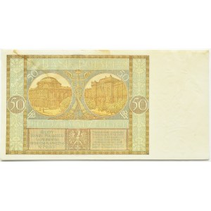 Polen, Zweite Republik Polen, 50 Zloty 1929, Serie DE, Warschau