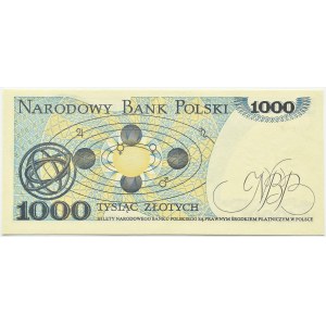 Poland, PRL, M. Copernicus, 1000 gold 1982, EG series, Warsaw, UNC